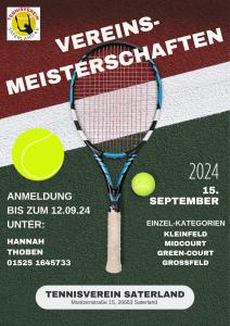 Vereinsmeisterschaften der Jugend!